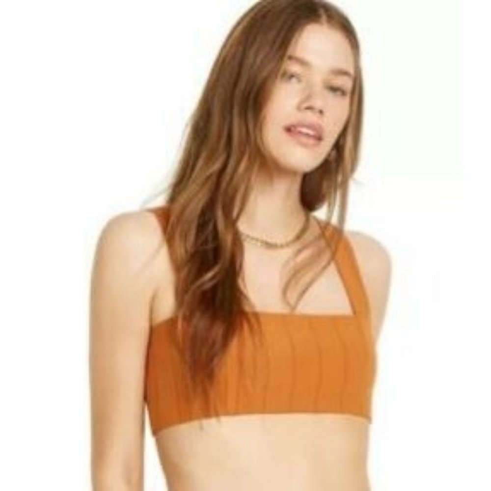 Danielle Bernstein Women's Cropped Tank Top Orange